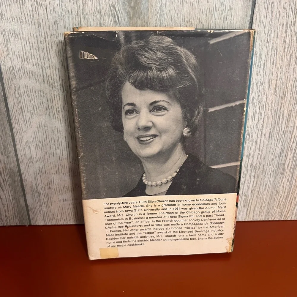 Mary Meades Magic Recipes Cookbook Electric Blender Ruth Ellen‎ Church 1965